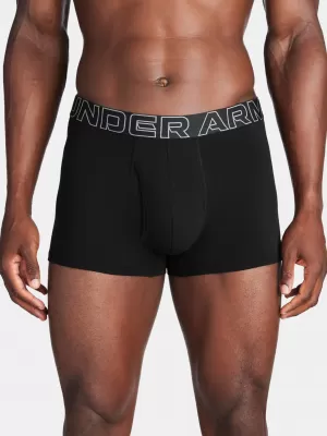 Férfi boxerek UNDER ARMOUR M UA PERF COTTON 3IN FEKETE