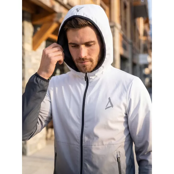  Férfi prémium softshell kabát ALTISPORT VOJ/ALM126JACK01 FEKETE-FEHÉR 