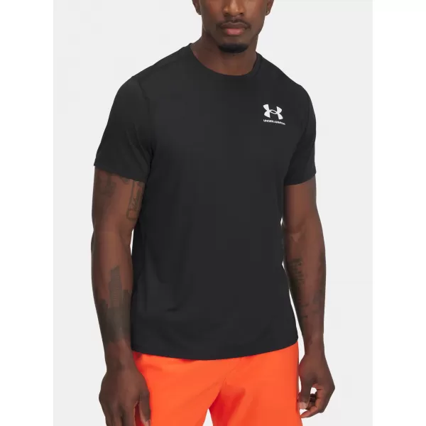  Férfi póló UNDER ARMOUR HEATGEAR FITTED SS 6000939-001 FEKETE 