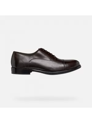 Férfi ruha cipő GEOX BARBERIGO G014409 SÖTÉTBARNA