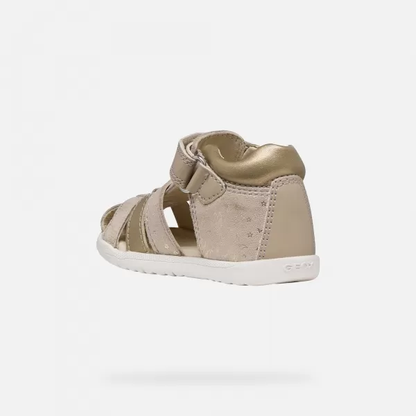  Lányok az első lépések GEOX SANDAL MACCHIA B254WB007NFC8560 BÉZS 