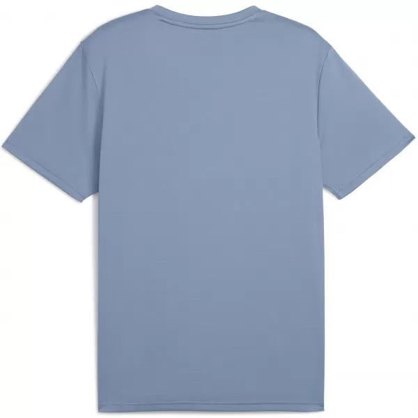  Férfi póló PUMA M TAD ESS POLY TEXTURE TEE 527155-34 HIDEG KÉK 