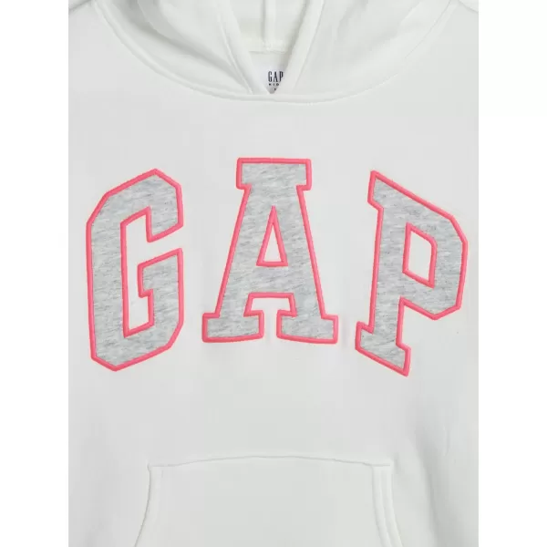  Gyermek pulóver GAP PULLOVER LOGO HOODIE 849381-11 ÚJ TÖRTFEHÉR 