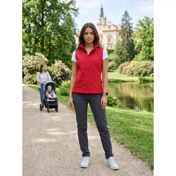  Női softshell mellény ALTISPORT NoPrint NP/ALW965 PIROS 