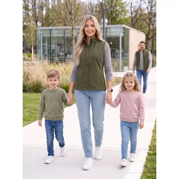  Női softshell mellény ALTISPORT NoPrint NP/ALW965 KATONAI 