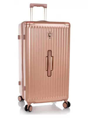 Bőrönd HEYS Luxe L Trunk RÓZSA ARANY