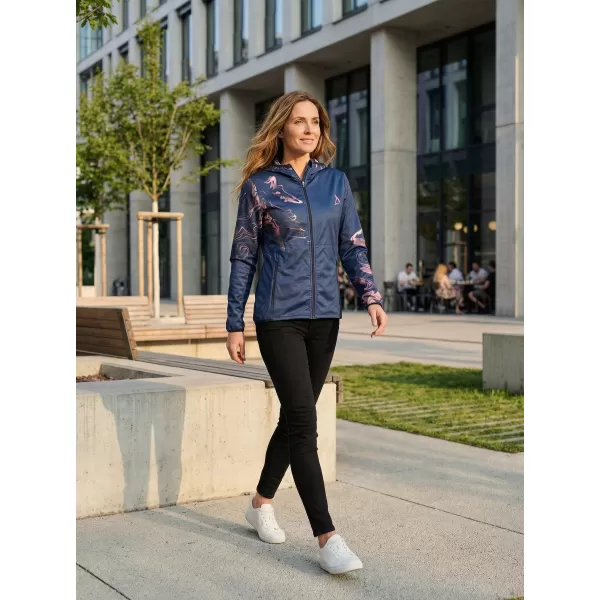  Női prémium softshell kabát ALTISPORT VOJ/ALW064JACK01 KÉK RÓZSASZÍN 