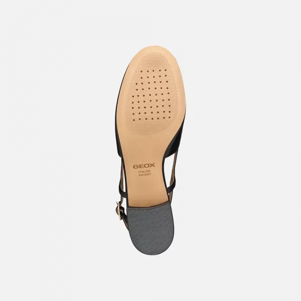  Női balerinák GEOX VIRNILISA B G012910 FEKETE 