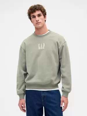 Férfi pulóver GAP CORP LOGO SWEATSHIRT 873445-02 MESCULEN ZÖLD