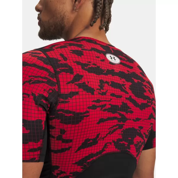  Férfi póló UNDER ARMOUR HG PRINTED SS 6009657-002 FEKETE 