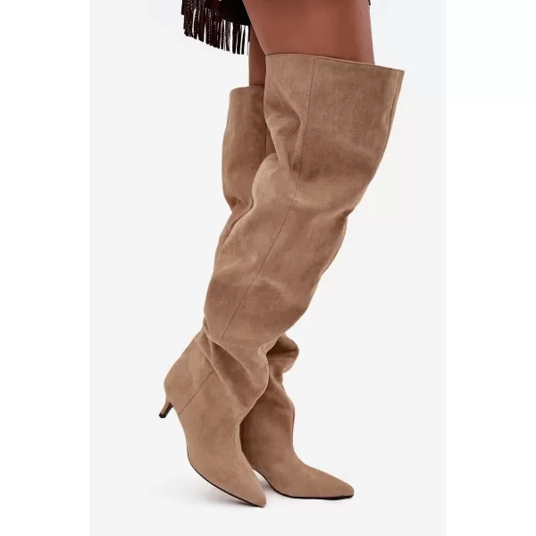  Női csizma BOTO YSOLIENNE 39874 KHAKI 