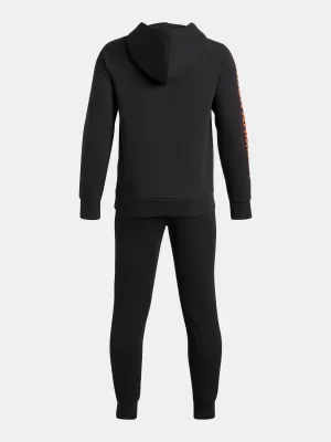 Fiúk készlet UNDER ARMOUR UA RIVAL FLEECE SUIT 1379802-003 FEKETE