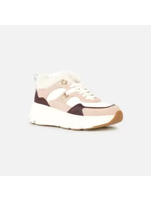 Női tornacipő GEOX DIAMANTA G011649 RÓZSASZÍN