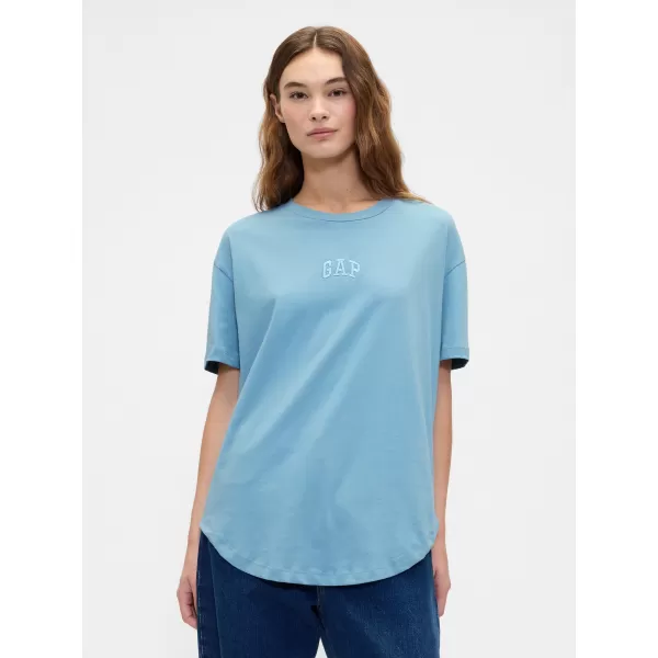  Női póló GAP LOGO TEE 407990-10 KÉK KŐ 