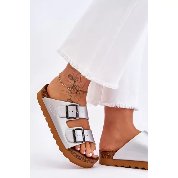  Női papucs BIG STAR LL274476 SILVER Big Star Shoes 