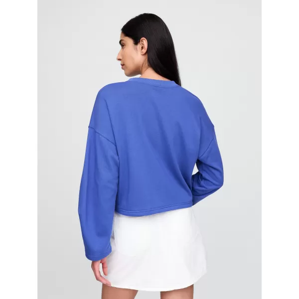  Női pulóver GAP LOGO HORSESHOE SWEATSHIRT 767368-02 VAKÍTÓ KÉK 