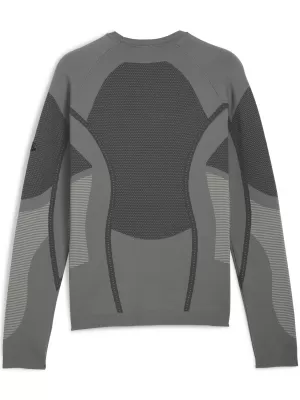 Férfi pulóver PUMA X SAN SAN GEAR KNIT LS 632549-08 HŰVÖS KÖZÉPSZÜRKE