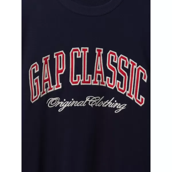  Férfi pulóver GAP CLASSIC LOGO SWEATSHIRT 744748-01 HADITENGERÉSZET EGYENRUHA 