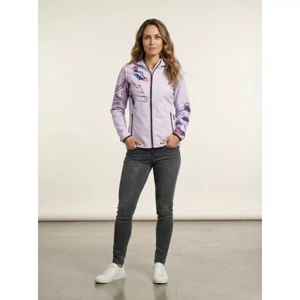  Női prémium softshell kabát ALTISPORT VOJ/ALW064JACK01 HALVÁNYLILA 