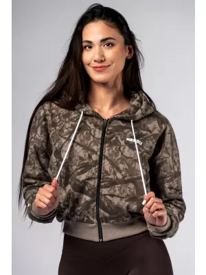 Cipzáras kapucnis POWER 895 LIGHT BROWN CAMO Nebbia