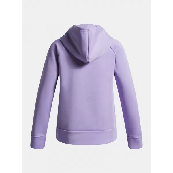  Lány pulóver UNDER ARMOUR UA RIVAL FLC SHIMMER HDY 6004118-538 LILA 