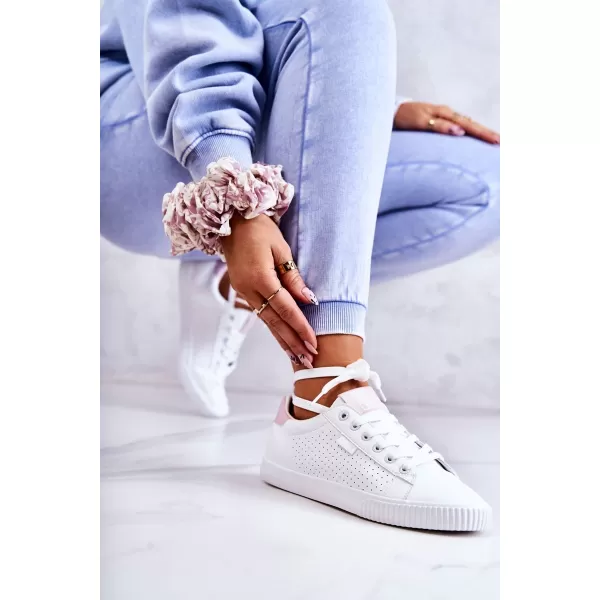  Női tornacipő BIG STAR HH274073 FEHÉR/PINK Big Star Shoes 
