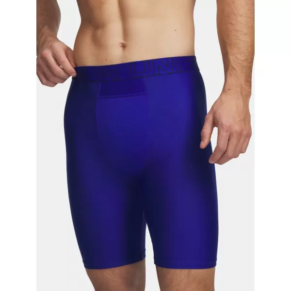  Férfi boxerek UNDER ARMOUR PERFORMANCE POUCH - SOLID 9IN - 2 6012561-400 KÉK 