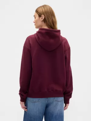 Női pulóver GAP LOGO HOODIE PULLOVER 463506-97 TOSZKÁN VÖRÖS