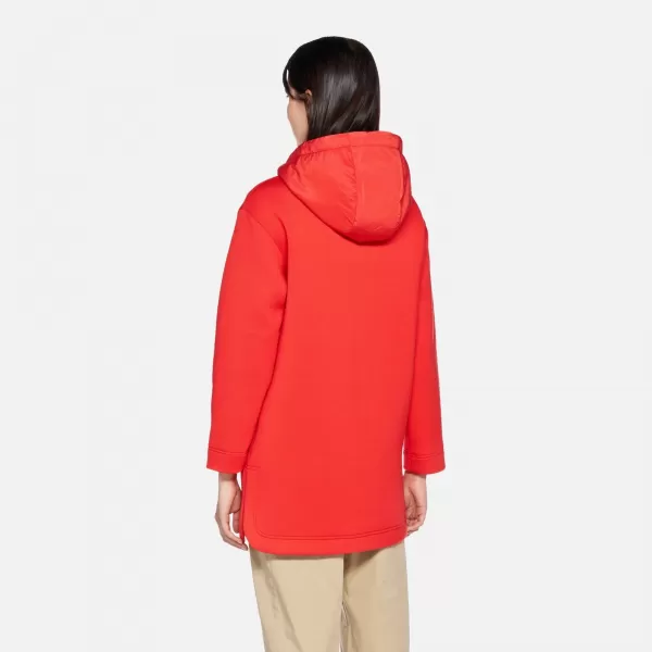  Női parka GEOX SWEATER G012427 PIROS 