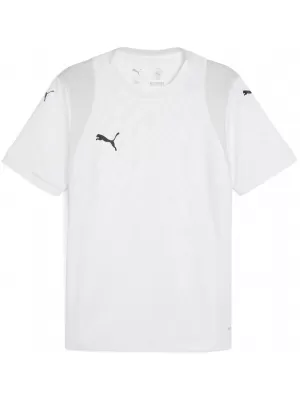 Férfi funkcionális póló PUMA TEAMCUP JERSEY 706272-04 PUMA FEHÉR/PUMA FEKETE