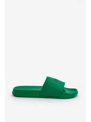 Férfi papucsok BIG STAR NN174650 GREEN Big Star cipők
