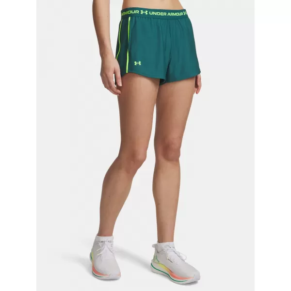 Női rövidnadrág UNDER ARMOUR TECH PLAY UP SHORTS 1389882-338 ZÖLD 