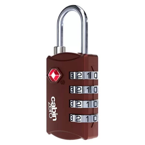  Zár CABINZERO TSA Travel Lock VÖRÖS SANGRIA 