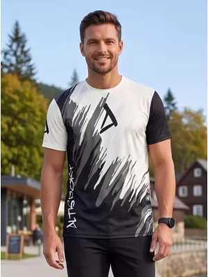Férfi prémium funkcionális póló ALTISPORT VOJ/ALM006TR01 FEKETE