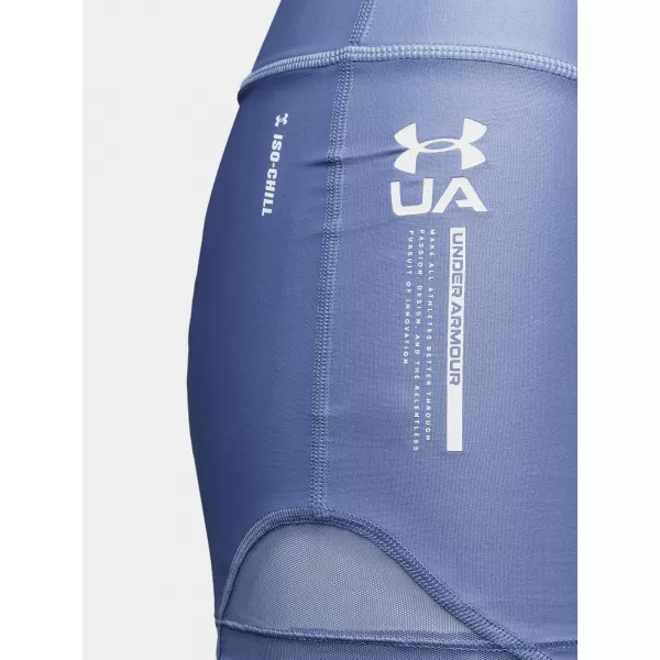  Női kompressziós rövidnadrág UNDER ARMOUR HG ISO CHILL SHORTY LILA 