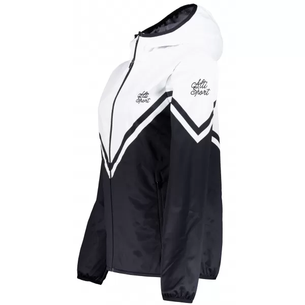  Női prémium softshell kabát ALTISPORT VOJ/ALW101JACK01 FEKETE-FEHÉR 