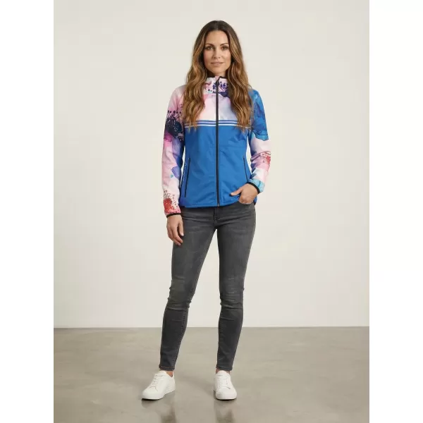  Női prémium softshell kabát ALTISPORT VOJ/ALW117JACK01 KÉK/RÓZSASZÍN 