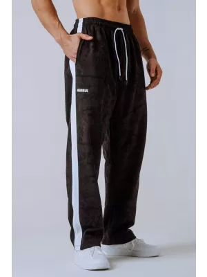 Laza szabású melegítőnadrág POWER 904 DARK BROWN CAMO Nebbia