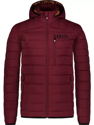 Férfi téli kabát NORDBLANC SCREE NBWJM8262 BURGUNDIA