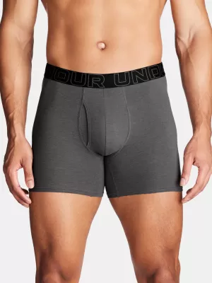 Férfi boxerek UNDER ARMOUR M PERF COTTON 6IN (3KS) 1383889-025 SZÜRKE