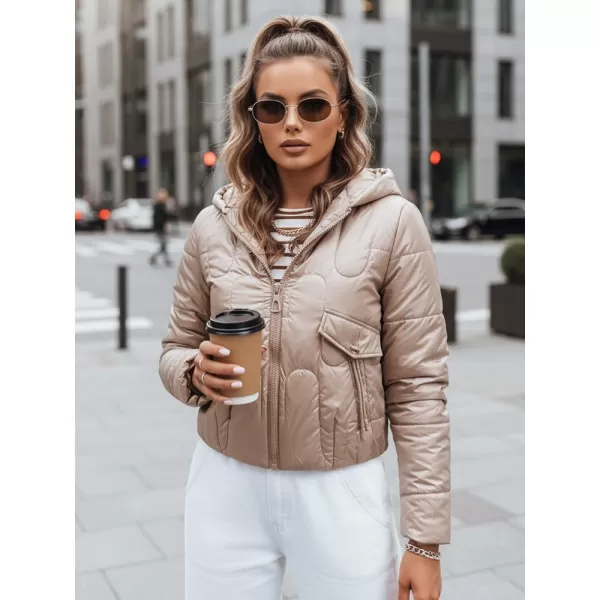  Női kabát DSTREET TY3715 KARAMELLA 