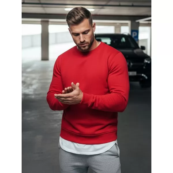  Férfi pulóver DSTREET BX3867 PIROS 