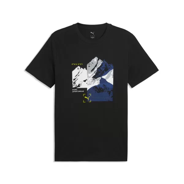  Férfi póló PUMA GRAPHIC TEE 691779_01 PUMA FEKETE 