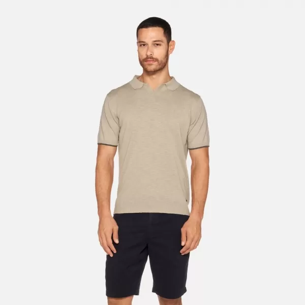  Férfi póló GEOX KNIT G012318 BÉZS 