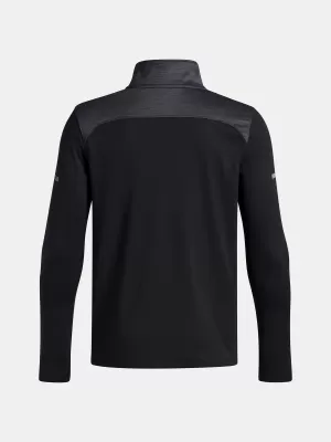 Fiú póló UNDER ARMOUR UA TECH UTILITY 1/4 ZIP 6005141-001 FEKETE