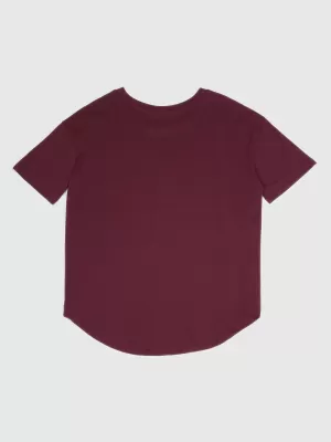 Női póló GAP LOGO TEE 407990-09 TOSZKÁN VÖRÖS