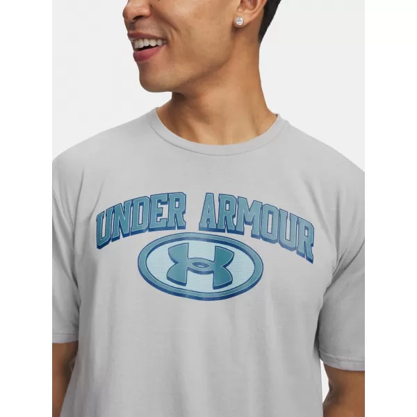 Férfi póló UNDER ARMOUR UA M WM LOCKER TAG SS 6012778-011 SZÜRKE 