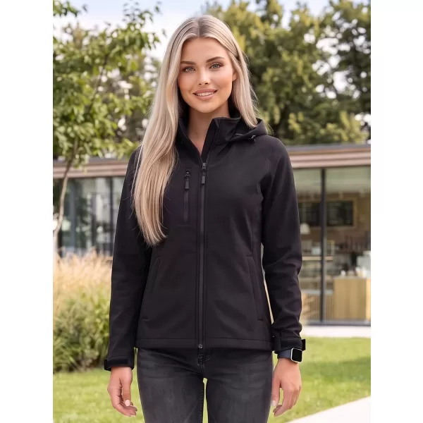  Női softshell kabát ALTISPORT NoPrint NP/ALW945 FEKETE 