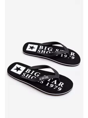 Férfi papucsok BIG STAR LL174444 BLACK Big Star cipők