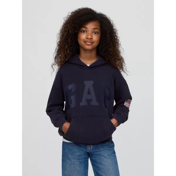  Gyermek pulóver GAP LOGO PULLOVER HOODIE 782130-00 HADITENGERÉSZET EGYENRUHA 